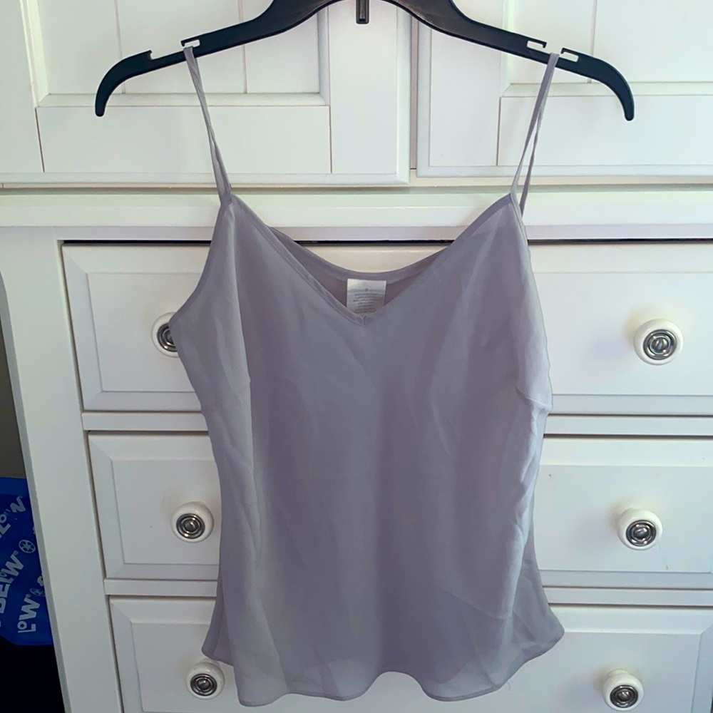 Sheer Babydoll Lilac tank top